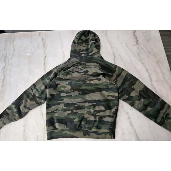 Independent Trading Company Mens Small Forest Camo Midweight Hooded Pullover - Picture 3 of 9
